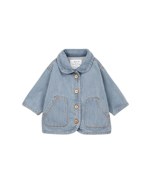 Giubbino in denim per neonati Play up 2AS11403 D001 