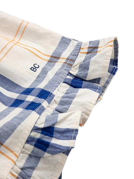 Shorts tartan con volant per neonata e bambina Bobo Choses B126AC071 UNI 