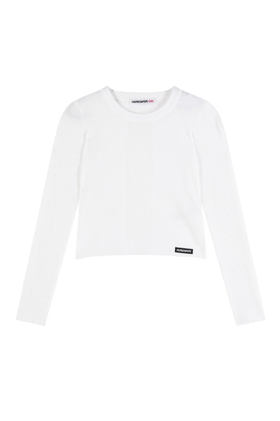 Maglia bianca per bambina Patrizia Pepe 7K0072 W16 