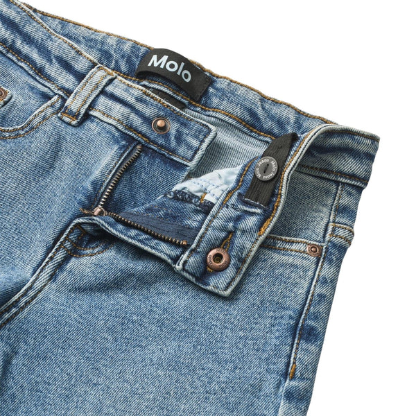 Jeans in denim blu per bambina Molo ASTA 1106 