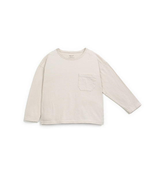 T-shirt beige per bambino Play up 3AR10900 P0086 
