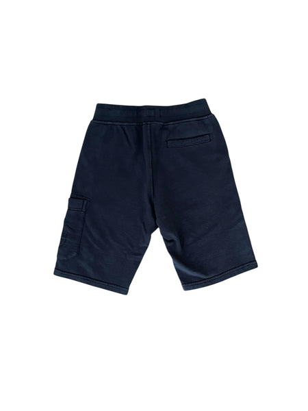 Bermuda in felpa blu con logo per bambino Stone Island L1S166200002 S0040 V0020 