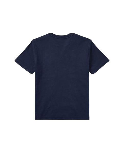T-shirt blu con logo per bambino Ralph Lauren Kids 323832904037 CRUISE NAVY 