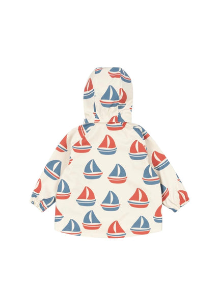 Giacca antipioggia con stampa all over per neonato e bambino Konges slojd KS105047 AHOY 