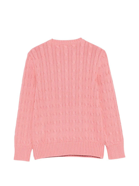 Maglia rosa del deserto con logo per bambino Ralph Lauren Kids 323702674506 DESERT ROSE 