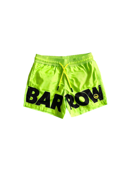 Costume verde fluo con logo per bambino Barrow S6BKJBSS218 169 