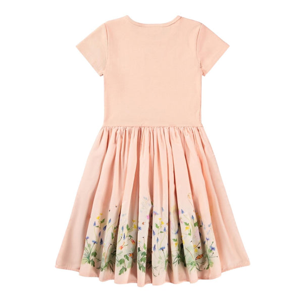 Abito rosa con stampa per neonata e bambina Molo CISSA 5674 
