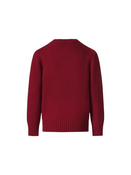 Maglia rossa Polo Bear per bambino Ralph Lauren Kids 322A10260001 RED 