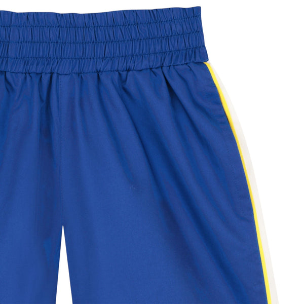 Bermuda blu con bande a contrasto per bambino Kenzo K61656 871 