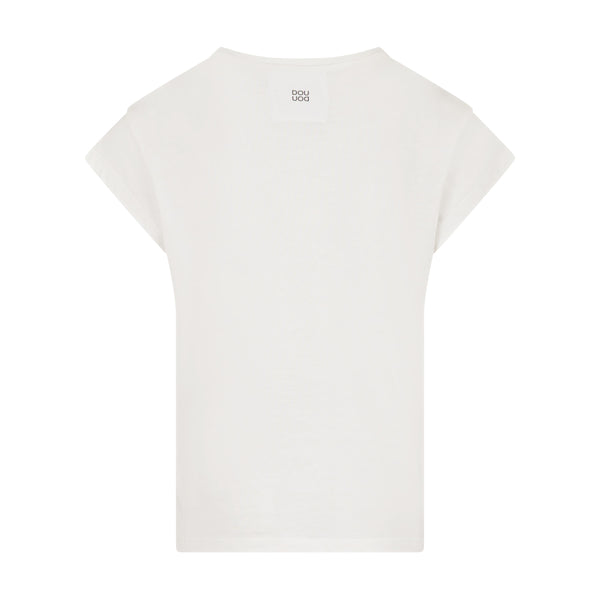 T-shirt bianca per bambino Doudou DY8A31 101 