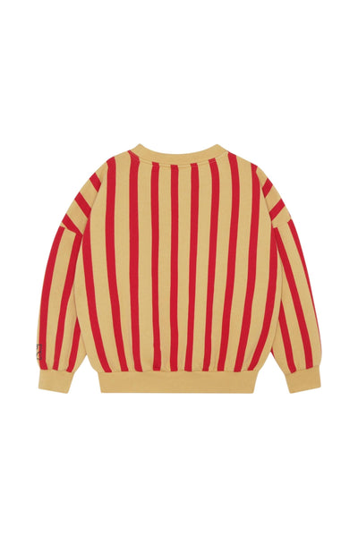 Felpa a righe gialla e rossa per bambini The Campamento TC-AW25-50 YELLOW 