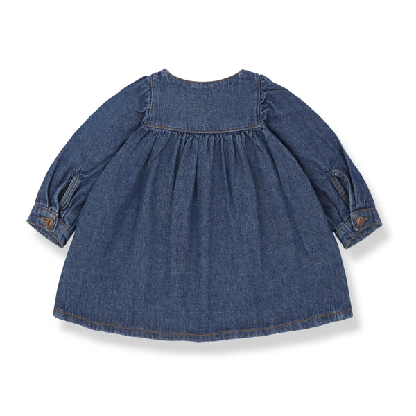 Abito in denim blu per neonata 1+ more in the family ADDAIA DENIM 
