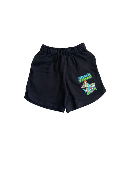 Shorts nero con stampa per neonato e bambino Mousse kids LKBSF210B SWIMSHARK 