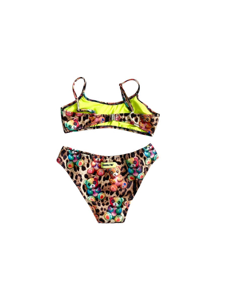 Bikini multicolor con stampa all over per bambina Barrow S6BKJGSB226 140 
