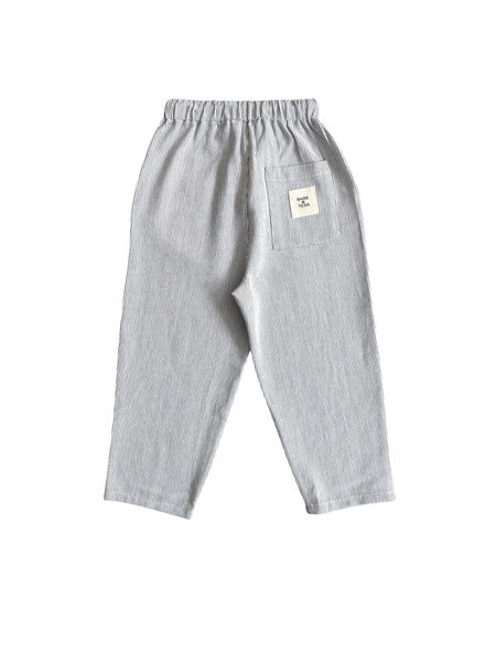 Pantalone a righe blu per neonatao e bambino Babe & Tess 04.618007 123 