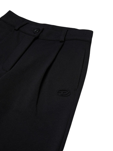 Pantalone a zampa nero per bambina Diesel J02658 K900 