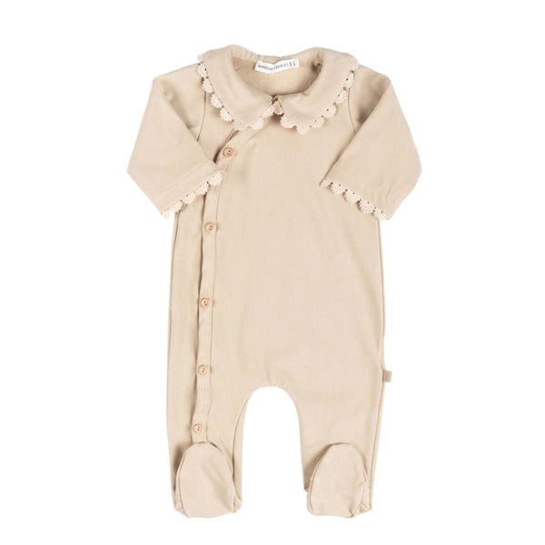 Tutina senape con colletto per neonata Bamboom 1134TE00074 LIGHT MUSTARD 
