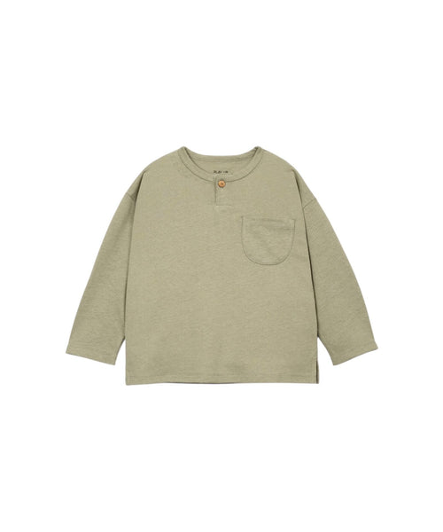 T-shirt verde per bambino Play up 3AS11001 P7214 