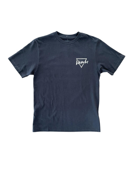 T-shirt nera con logo per bambino Vans VN000VW4BLK1 BLACK 