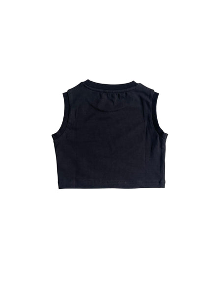 Top nero con logo per bambina Hinnominate 3646TOP00333 BLACK 