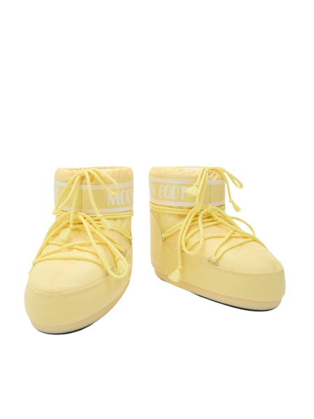 Stivale icon low in nylon giallo per bambini Moon Boot 80D1409340 B021 