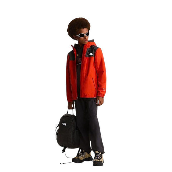 Giacca da pioggia rossa con logo per bambino The North Face NF0A8A48G6L G6L1 