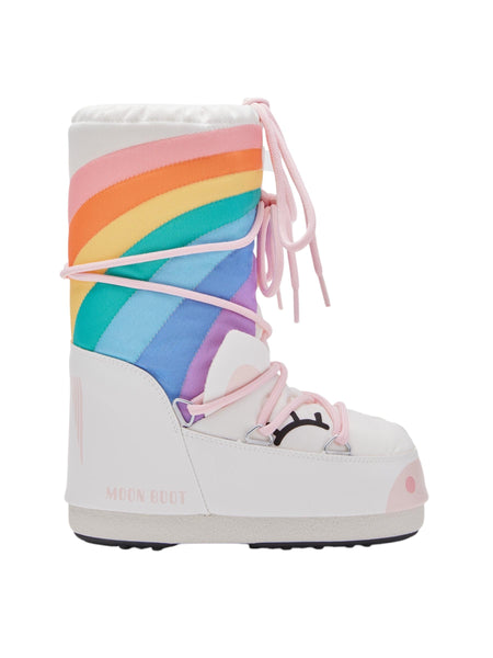 Stivale icon unicorn bianco per bambina Moon Boot 80D3400270 AV20 
