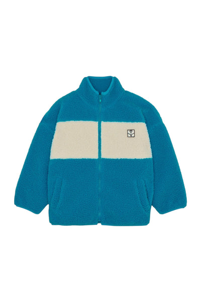 Giubbino in teddy blu e bianco per bambini The Campamento TC-AW25-114 BLUE 