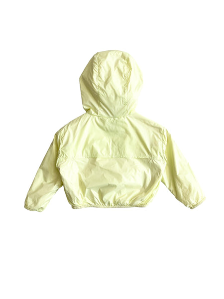 Giubbino reversibile rosa e giallo per neoanata e bambina K-WAY K41337W C0W 