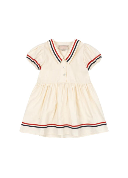 Abito marinara panna per neonata e bambina Konges slojd KS104629 EGGNOG 