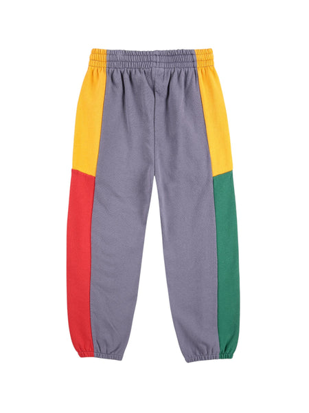 Pantalone in felpa color block multicolor  per neonati e bambini Bobo Choses B225AC138 UNI 