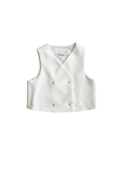 Gilet latte per bambina Lulù by Miss Grant LL4441 LATTE 