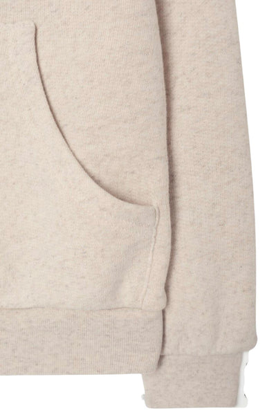 Felpa aperta écru mélange per neonati e bambini American Vintage KITO03B ECRU MELANGE 