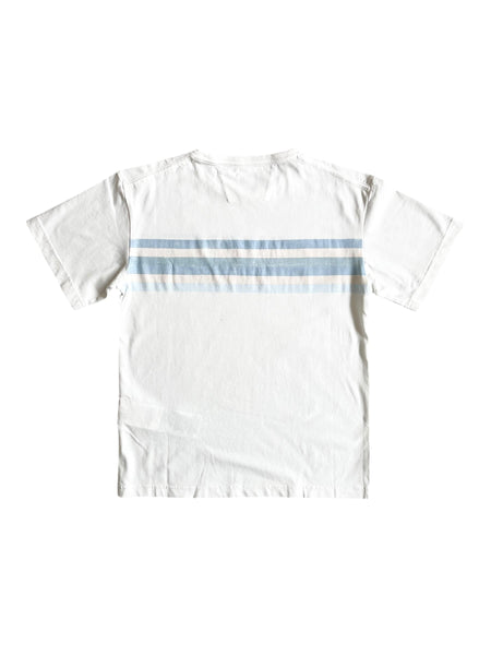 T-shirt bianca con logo per bambino C.P. Company COM00H-LAA17 10135 