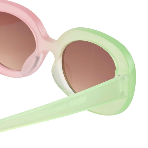 Occhiale da sole verde e rosa per bambina Molo SEE 5610 