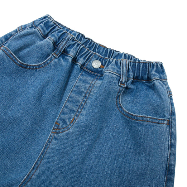 Jeans in denim blu con stampe per neonati e bambini Jelly Mallow JM2610410 MOON 