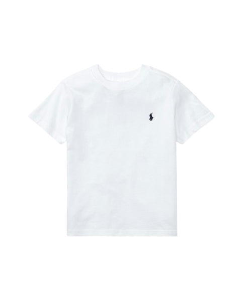 T-shirt bianca con logo per bambino Ralph Lauren Kids 323832904035 WHITE 