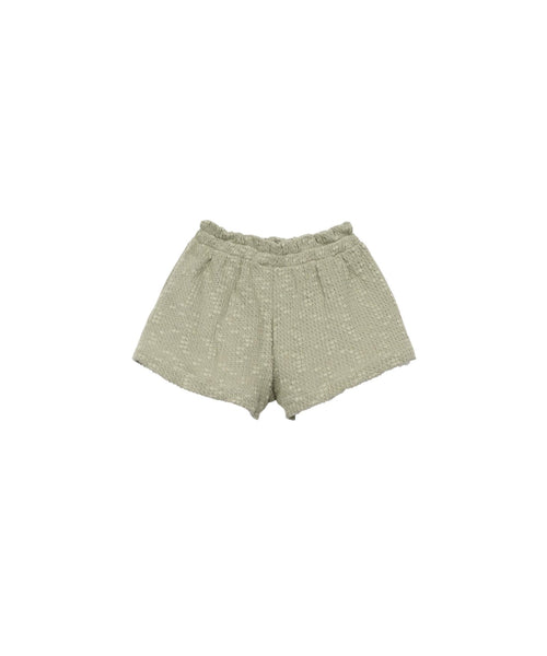 Shorts in maglia verde oliva per bambina Play up 4AS11700 P7214 