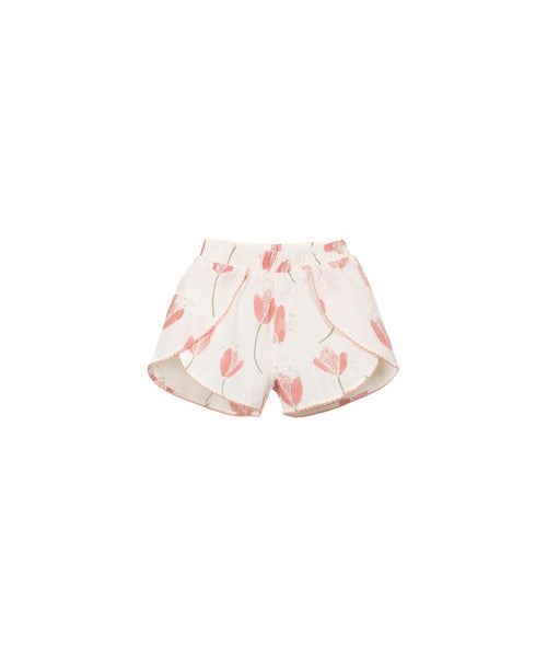 Shorts panna con stampa all over per neonata Play up 2AS11704 E788N 