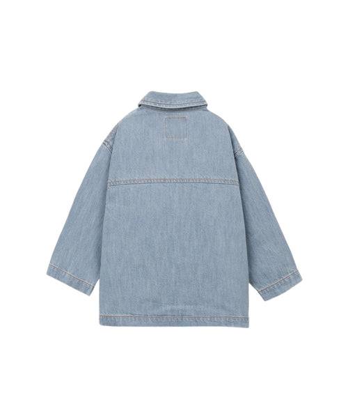 Giubbino in denim blu chiaro per bambino Play up 3AS11402 D001 