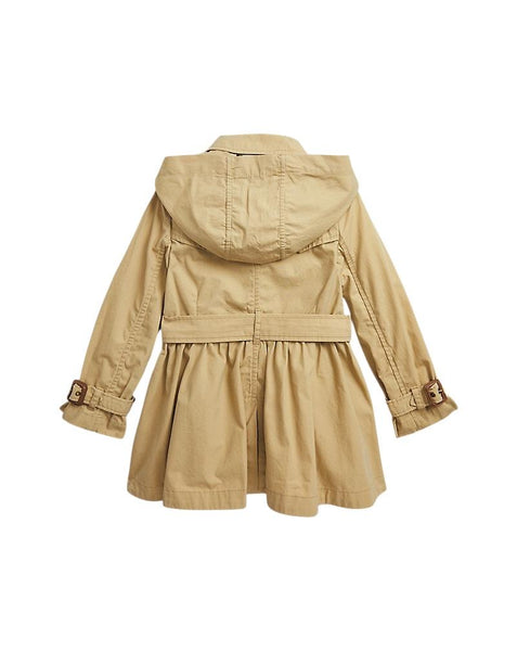 Trench kaki per neonata e bambina Ralph Lauren Kids 312915796001 KHAKI 