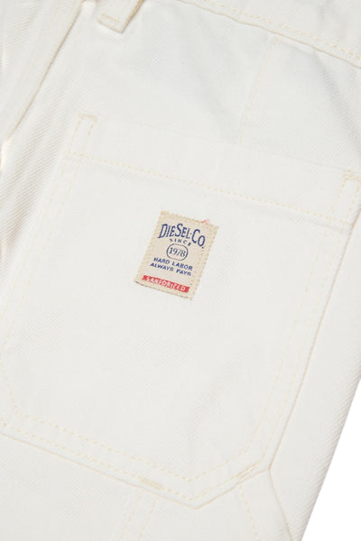 Jeans in denim bianco per bambino Diesel J02361 K141 