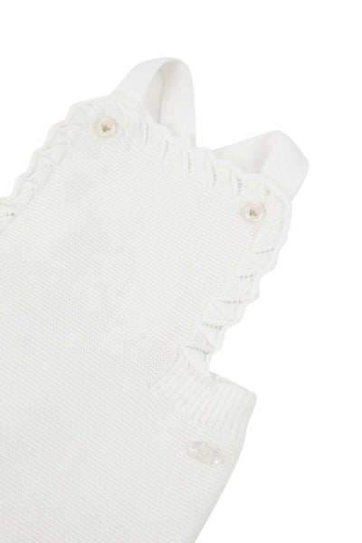 Salopette in maglia per neonata Tartine et Chocolat CC20000-13 NACRE 
