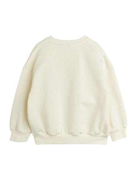 Felpa panna con stampa per neonati e bambini Mini Rodini 2622010810 WHITE 