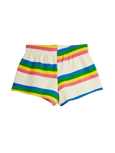 Shorts in felpa a righe multicolor per neonati e bambini Mini Rodini 2623012900 MULTI 