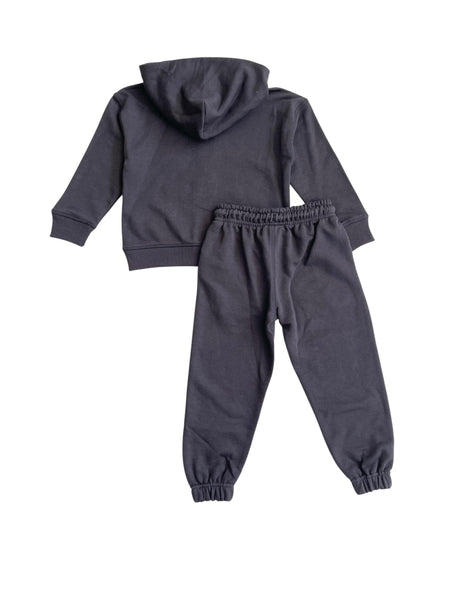 Completo t-shirt beige + leggings nero per bambina New Balance YS6195JQ LINEN 