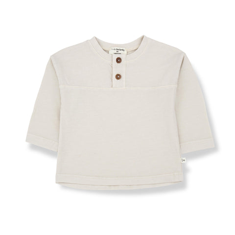 T-shirt beige  per neonato 1+ more in the family JAN RICE 