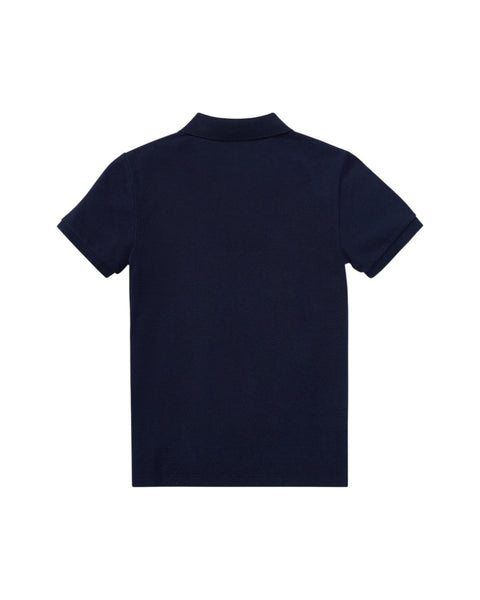 Polo blu con logo per bambino Ralph Lauren Kids 323547926004 NAVY 