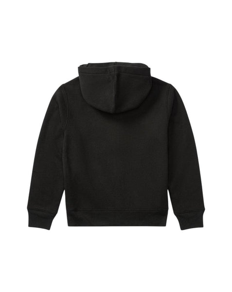 Felpa aperta nera con logo per bambini Ralph Lauren Kids 323547626003 BLACK 
