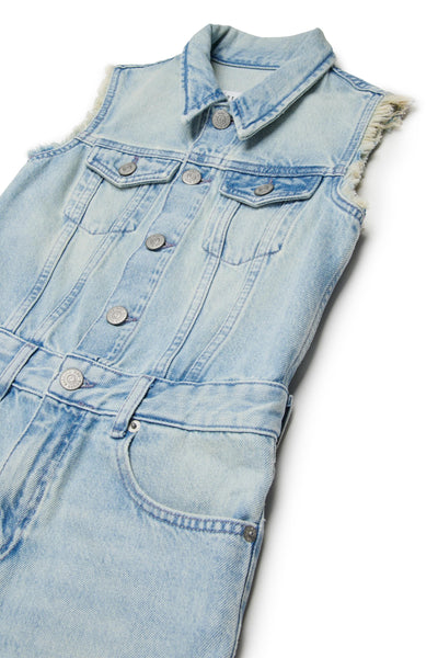 Abito in denim per bambina MM6 Maison Margiela M60940 M601 
